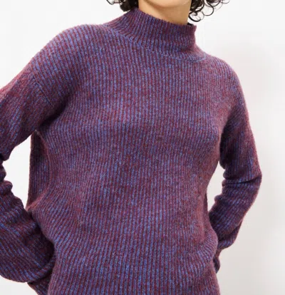 Frnch Preslava Sweater In Bordeaux In Multi