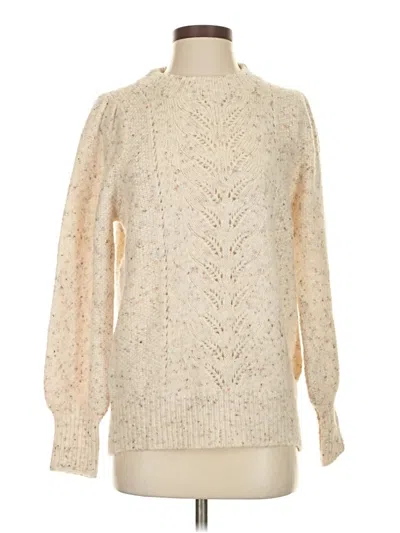Pre-owned Frnch Pullover Sweater In Ivory