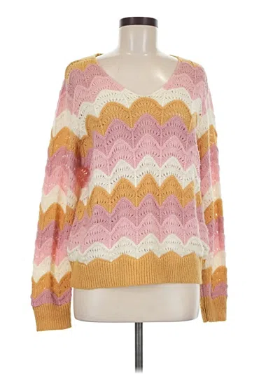 Pre-owned Frnch Pullover Sweater In Pink