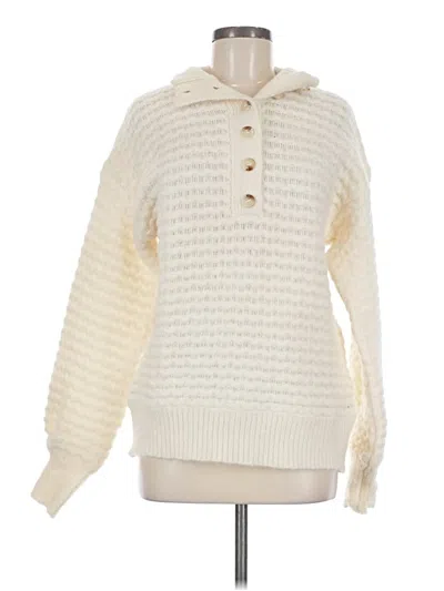 Pre-owned Frnch Pullover Sweater In White