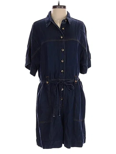 Pre-owned Frnch Romper In Blue
