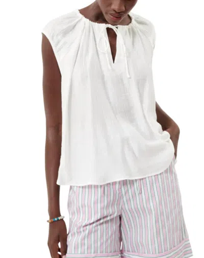 Frnch Soleene Top In Blanc In White