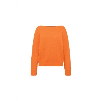 Frnch Sylvie Knit Jumper In Orange From
