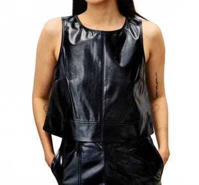 Frnch Thym Top In Black