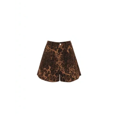 Frnch Tiffany Shorts In Leopard From In Animal Print