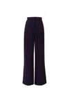 FRNCH TINA PANT IN AUBERGINE