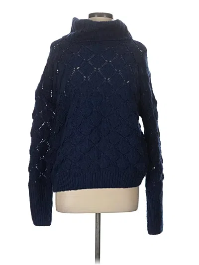 Pre-owned Frnch Turtleneck Sweater In Blue