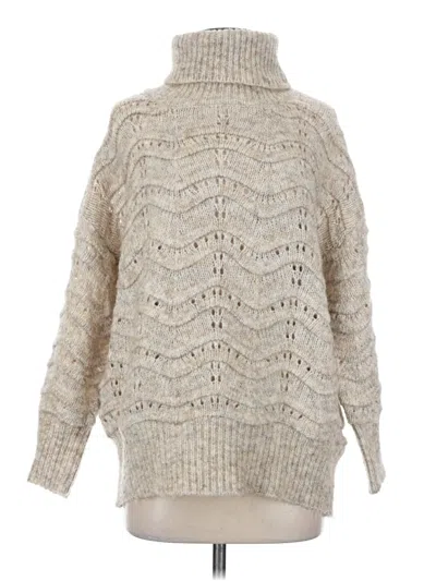 Pre-owned Frnch Turtleneck Sweater In White