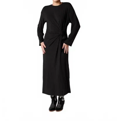 Frnch Valeriane Dress In Anthracite In Black