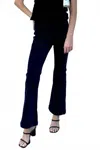 Frnch Velvet Pant In Blue In Black