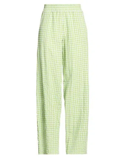 Frnch Woman Pants Sky Blue Size Xs Cotton, Recycled Polyester