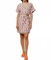 Frnch Alyha Printed Wrap Dress In Soleil In Neutral