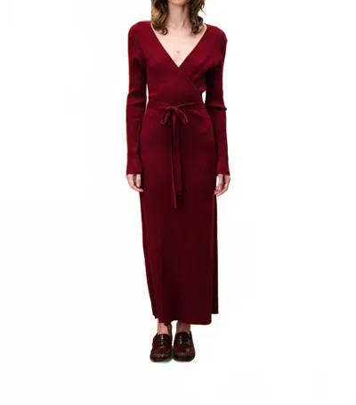 Frnch Women's Germini Dress In Wine In Red