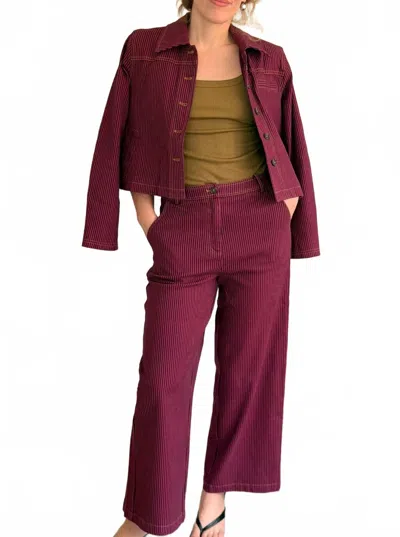 Frnch Women's Nigelle Pants In Purple Hue In Pink