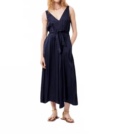 Frnch Women's Woven Dress In Blue Marine