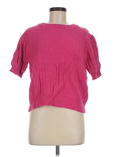 Pre-owned Frnch Wool Pullover Sweater In Pink