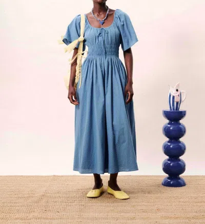 Frnch Yemanja Dress In Blue