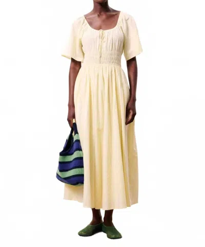 Frnch Yemanja Maxi Dress In Butter In Yellow