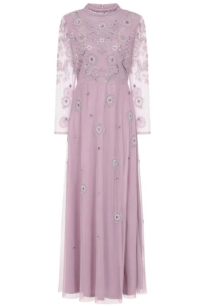 frock and frill embroidered maxi dress MARLO KIDS Alanna Frill Embroidered Maxi Dress 7-8y / Multicolor