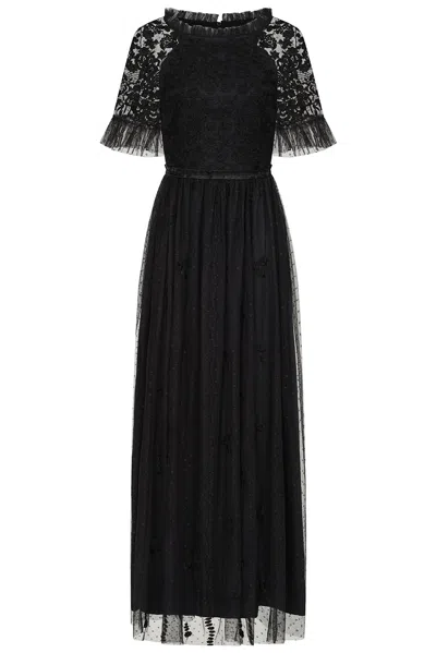 Frock And Frill Women's Sinead Black Lace Maxi Dress