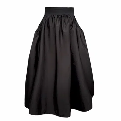 Frock Tales Women's Alice Midi Skirt With Pockets In Black