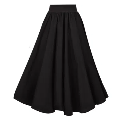 Frock Tales Women's Drury Lane Circle Skirt In Black