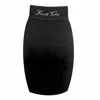 Frock Tales Women's Mia Body Fit Seamless Skirt In Black In Black