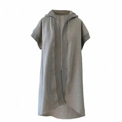 Frock Tales Women's Moonrise Shrug In Grey Marl