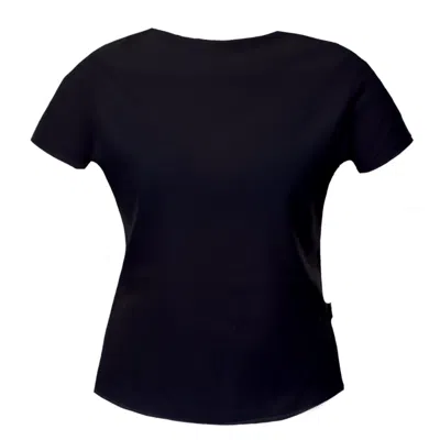 Frock Tales Women's Oyster Top In Black