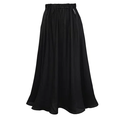 Frock Tales Women's Sovereign Skirt With Pockets In Black