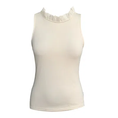 Frock Tales Women's White Buttercup Top In Cream