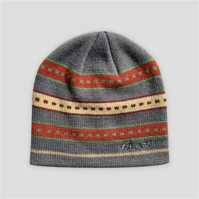 Frog Skateboards Men's Lost Beanie In Grey Orange In Multi