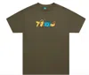 Frog Skateboards Men's Television Skater Short Sleeve Tee In Army Green