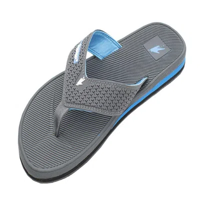 Frogg Toggs Men's  Flipped Out Flip Flop Sandals In Gray