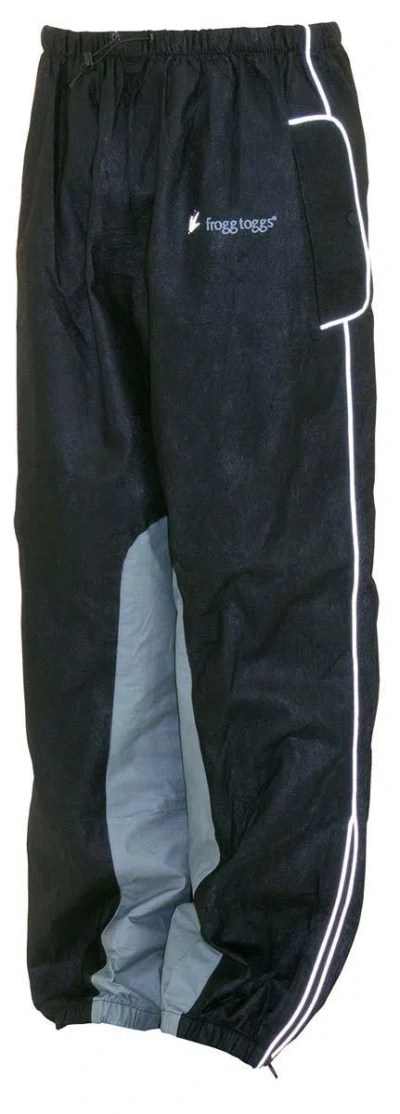 Frogg Toggs Men's  Road Toad Reflective Rain Fishing Pants In Black