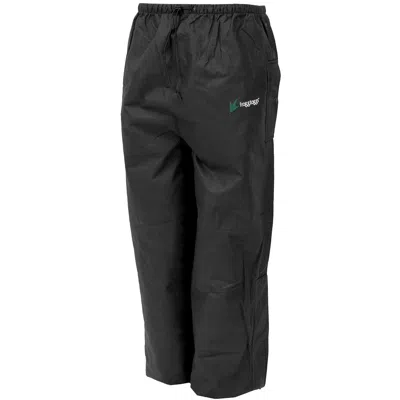 Frogg Toggs Men's  Signature Bull Frogg Rain Pants In Black