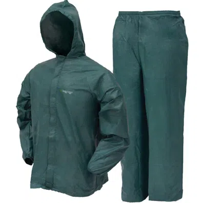 Frogg Toggs Men's  Ultra-lite2 Rain Pants And Hooded Rain Jacket In Blue