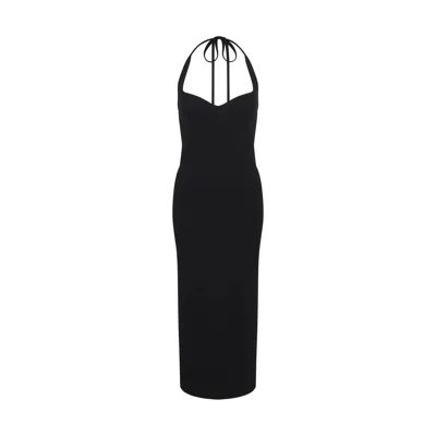 Frolickers Women's Convertible Sweetheart Black Dress - Halter & Asymmetric