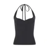 Frolickers Women's Convertible Sweetheart Top - Halter & Asymmetric - Grey Melange In Grey