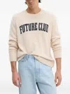 From Future Crew-neck Cashmere Sweater In Neutral