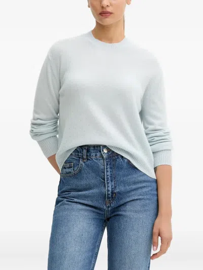 From Future Crew Neck Sweater In Blue