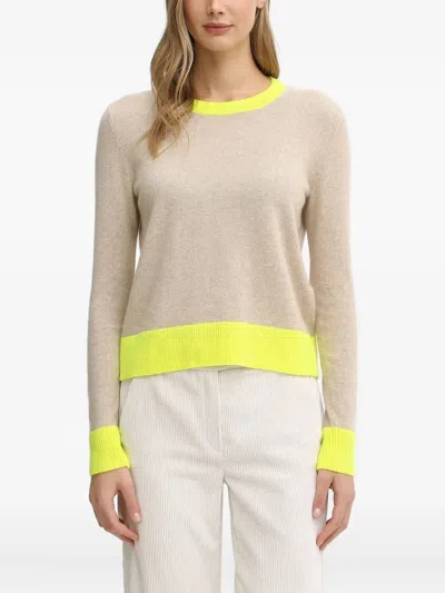 From Future Crew Neck Sweater In Neutral