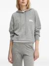 From Future Heart-motif Hoodie In Gray