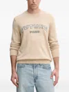 From Future Logo-graphic Sweater In Neutral