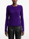 From Future Long-sleeve Sweater In Purple