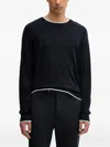 From Future Long-sleeve Sweater In Blue