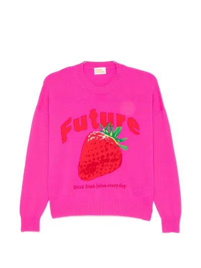 From Future Long-sleeve Sweater In Pink