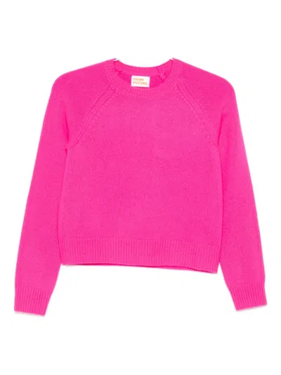 From Future Raglan Sleeve Sweater In Pink