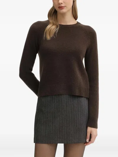 From Future Raglan-sleeves Cashmere Pullover In Brown
