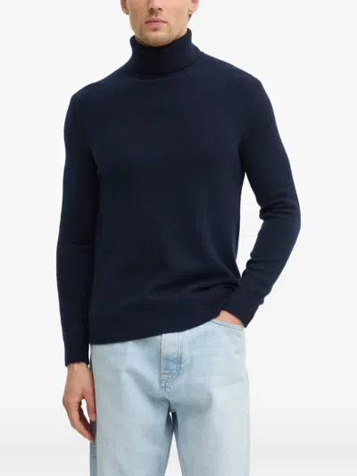 From Future Roll-neck Pullover In Blue